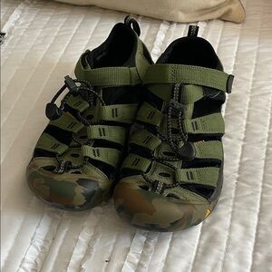 Keen Kids' Green Camouflage Water Shoes